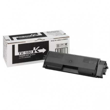Original Kyocera 1T02KT0NL0 / TK580K Toner noir Original Kyocera 1T02KT0NL0 / TK580K Toner noir