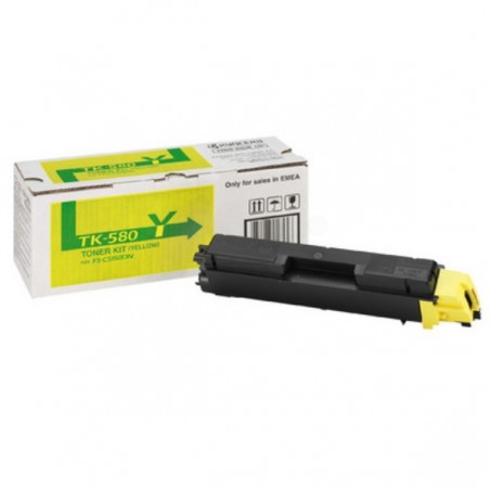 Original Kyocera 1T02KTANL0 / TK580Y Toner jaune Original Kyocera 1T02KTANL0 / TK580Y Toner jaune