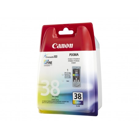 Canon CL-38 - couleurs (cyan, magenta, jaune) - originale - cartouche d'encre Canon CL-38 - couleurs (cyan, magenta, jaune) - originale - cartouche d'encre