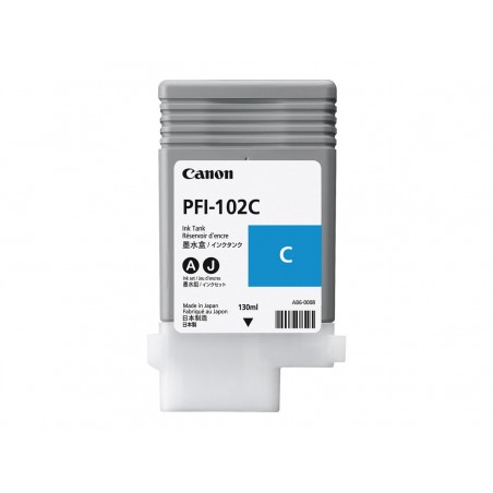 Canon PFI-102 - cyan - originale - cartouche d'encre Canon PFI-102 - cyan - originale - cartouche d'encre