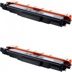 Pack de 2 toners Brother TN247BK compatible