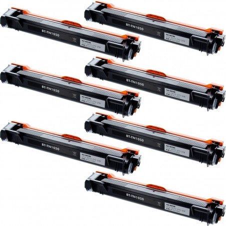 Toner équivalent à Brother TN-1050_7 Pack de 7 Noir Toner équivalent à Brother TN-1050_7 Pack de 7 Noir