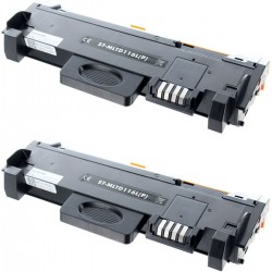 Toner équivalent à Samsung MLT-D116L Pack de 2 Noir