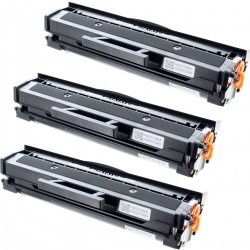 Toner équivalent à Samsung MLT-D101S Pack de 3 Noir