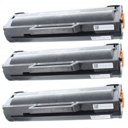 Toner équivalent à Samsung MLT-D1042X Pack de 3 Noir