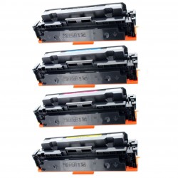 Toner équivalent à Canon 55 Pack de 4 4 Couleurs - Avec puce