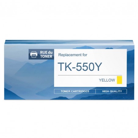 Cartouche toner compatible Kyocera 1T02HMAEU0 TK-550Y Cartouche toner compatible Kyocera 1T02HMAEU0 TK-550Y