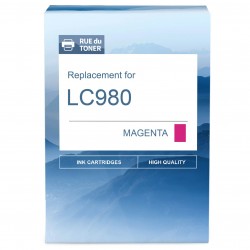 Imprimante Brother compatible cartouche LC980M
