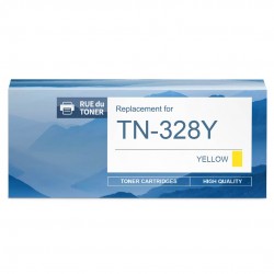 Compatible Brother TN328Y Jaune toner cartridge