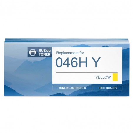 Cartouche de toner 046H Y Canon compatible Jaune Cartouche de toner 046H Y Canon compatible Jaune
