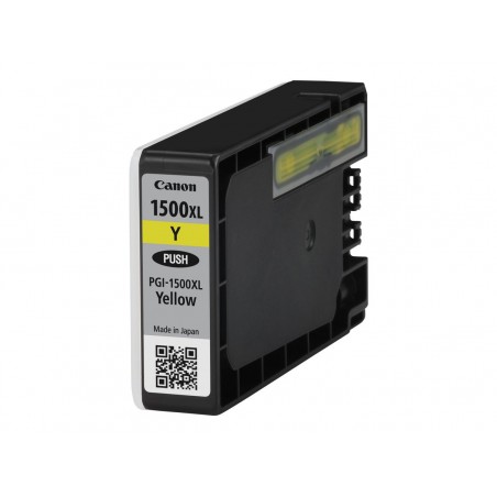 Canon PGI-1500XL - à rendement élevé - jaune - originale - cartouche d'encre Canon PGI-1500XL - à rendement élevé - jaune - originale - cartouche d'encre