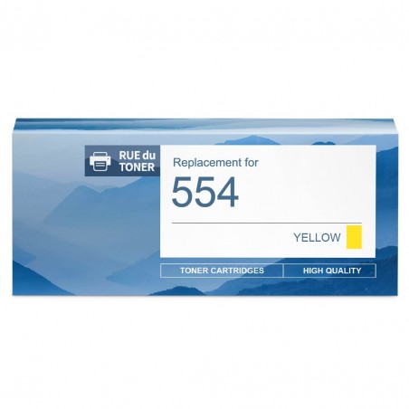 0554 toner compatible Jaune