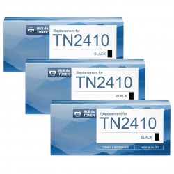 Toner équivalent à Brother TN2410 Pack de 3 Noir