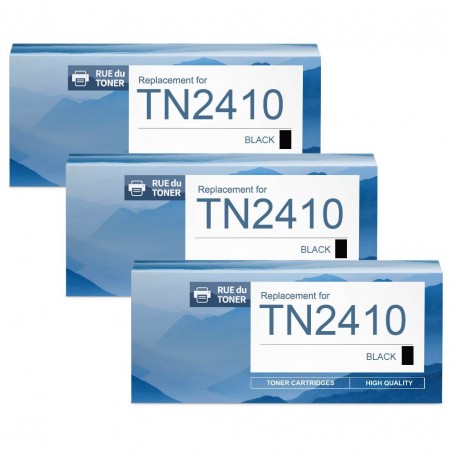 Pack de 3 cartouches compatibles Brother TN2410