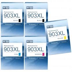 Pack de 12 HP 903XL cartouches d'encre compatibles