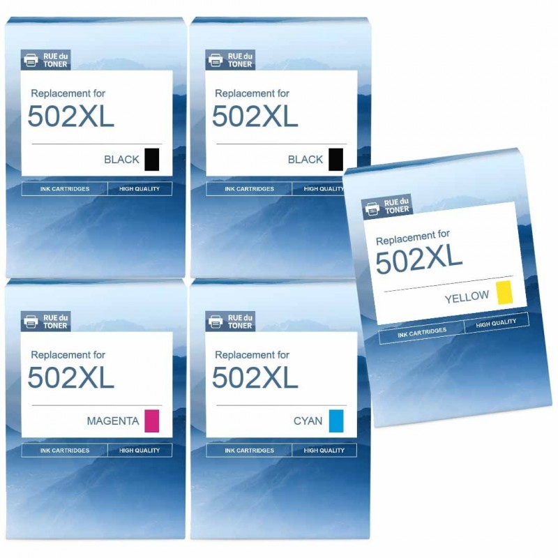 Cartouches d'encre de jour pour Epson 502XL multipack, Epson 502