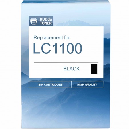 Cartouche jet d'encre équivalent BROTHER LC1100BK Cartouche jet d'encre équivalent BROTHER LC1100BK