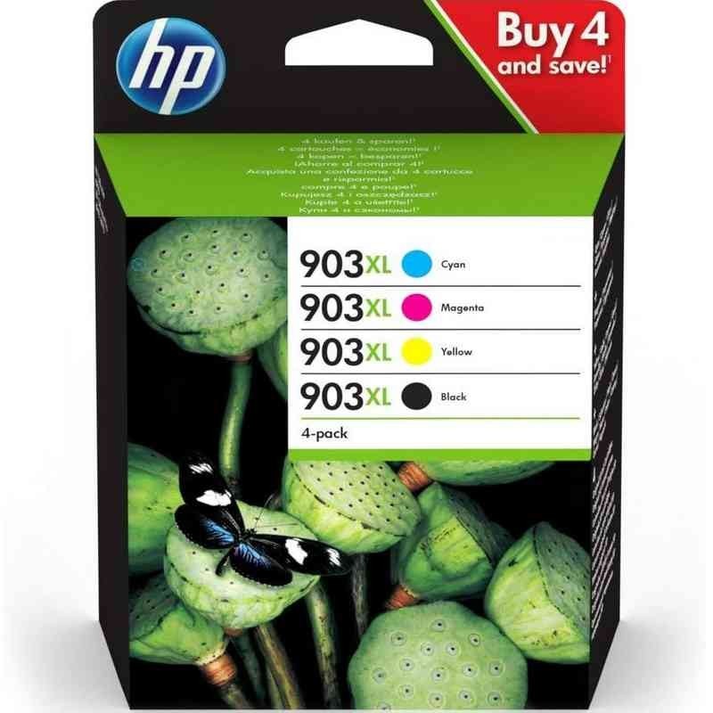 Pack de 12 cartouches d'encre compatibles HP 903XL Noir, Jaune