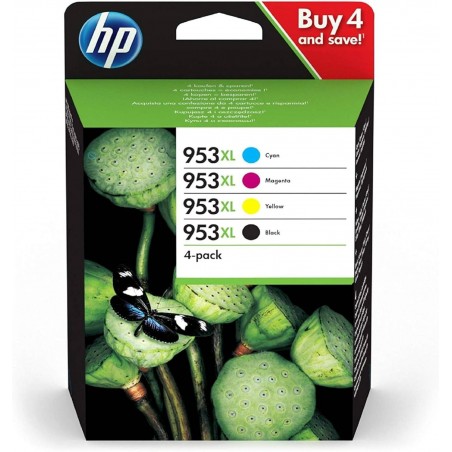 Hp 953XL - cartouche jet d'encre équivalent à F6U16AE - Cyan