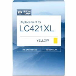  Brother LC421XLY cartouche compatible Jaune