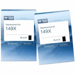  HP 149X W1490X Pack de 2 Cartouches de toner compatibles Noir