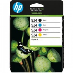  HP 924 6C3Z1NE Pack de 4 cartouches originales Noir, jaune, cyan, magenta