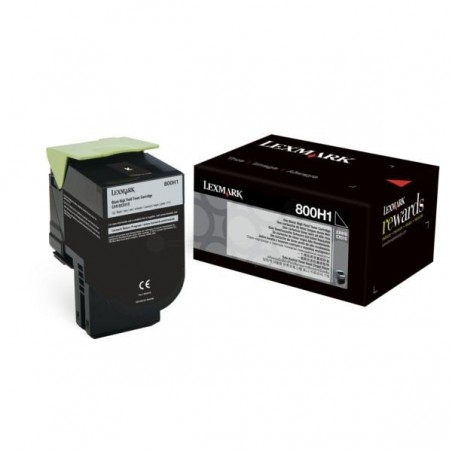  Lexmark 800H1 80C0H10 Cartouche de toner originale Noir