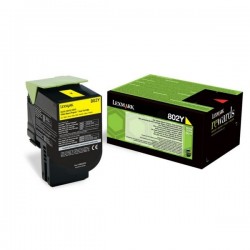  Lexmark 802YE 80C20YE Cartouche de toner originale Jaune