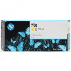  HP 738 676M8A cartouche Jaune