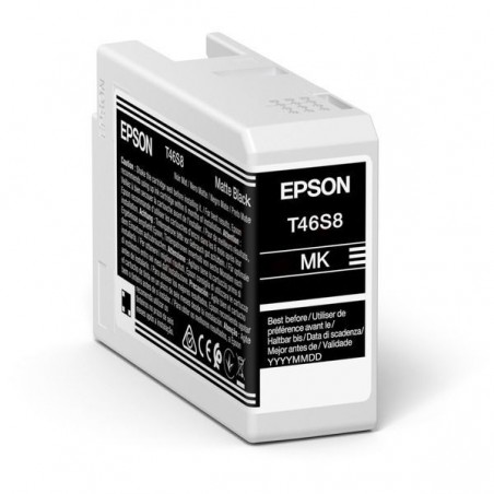  Epson T46S8 C13T46S80N cartouche Noir mat