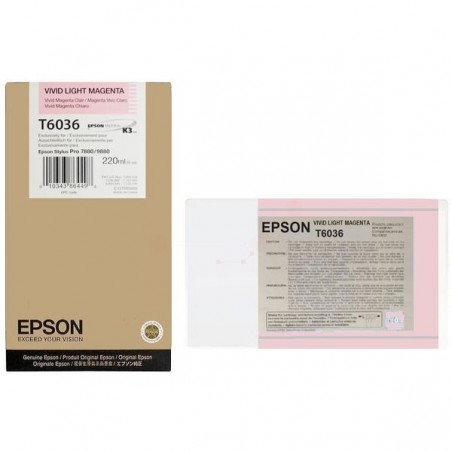  Epson T6036 C13T603600 cartouche Magenta clair