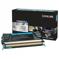  Lexmark  C746A1CG Cartouche de toner originale Cyan