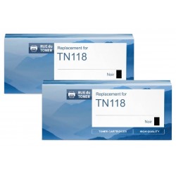  Konica Minolta TN118 A3VW050 Pack de 2 Cartouches de toner compatibles Noir