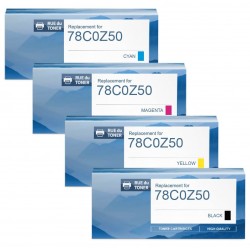  Lexmark 78C0Z50 Kit Tambour compatible Noir, jaune, cyan, magenta