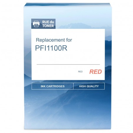  Canon PFI1100R 0858C001 cartouche compatible Rouge