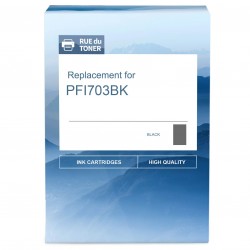  Canon PFI703BK 2963B001 cartouche compatible Noir