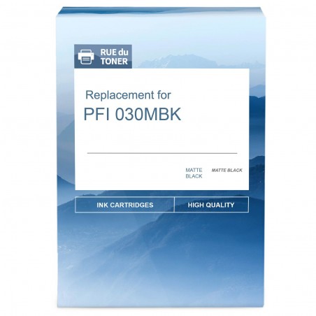  Canon PFI 030MBK 3488C001 cartouche compatible Noir mat