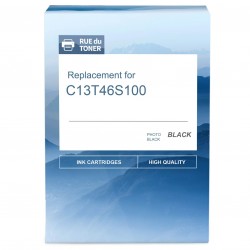  Epson C13T46S100 cartouche compatible Noir photo