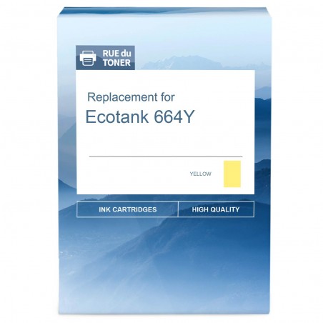  Epson Ecotank 664Y C13T664440 cartouche compatible Jaune