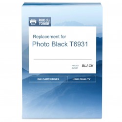  Epson Photo Black T6931 C13T693100 cartouche compatible Noir photo