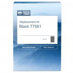  Epson Black T7561 C13T756140 cartouche compatible Noir