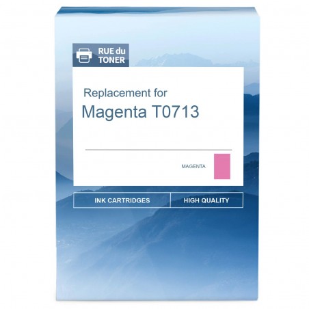  Epson Magenta T0713 C13T07134012 cartouche compatible Magenta