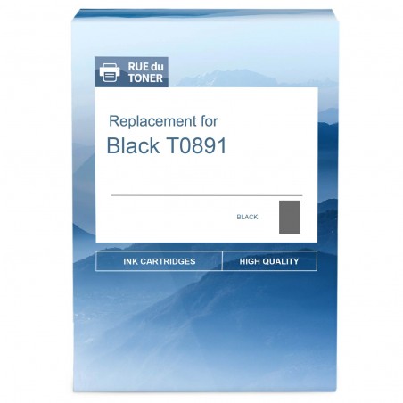  Epson Black T0891 C13T08914011 cartouche compatible Noir