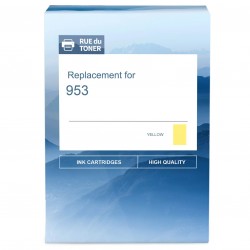  HP 953 F6U14AE cartouche compatible Jaune