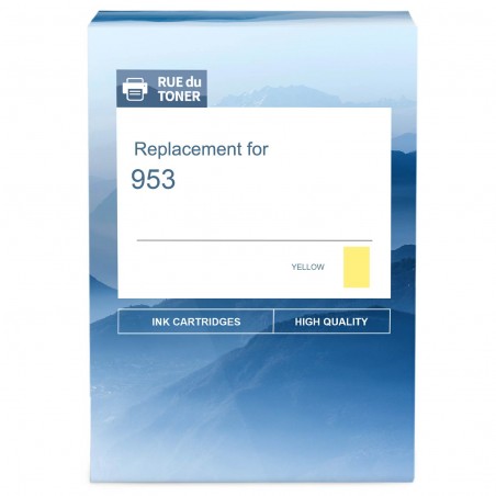  HP 953 F6U14AE cartouche compatible Jaune