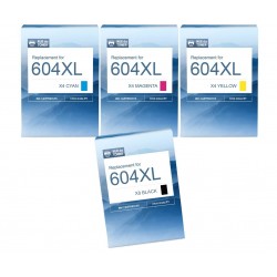 Epson 604XL Pack de 20 cartouches compatibles Noir, Jaune, Cyan, Magenta