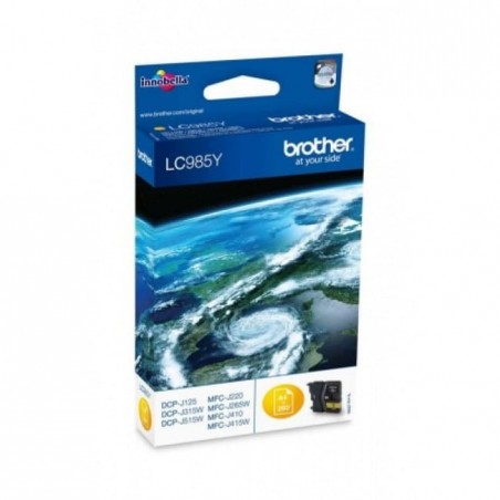 Brother LC985 - jaune - originale - cartouche d'encre Brother LC985 - jaune - originale - cartouche d'encre