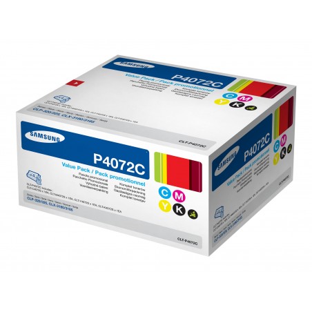 Samsung CLT-P4072C - Pack de 4 - noire, cyan, magenta, jaune - original - toner