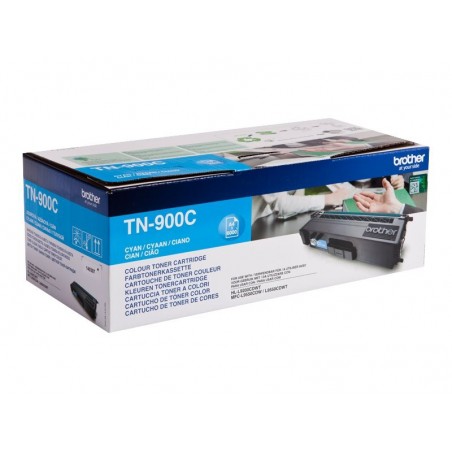 Brother TN900C - cyan - original - toner Brother TN900C - cyan - original - toner