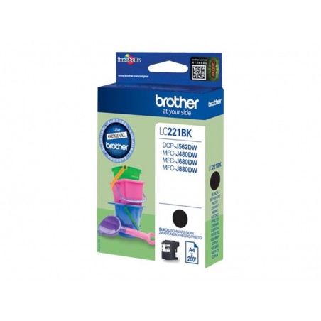 Brother LC221 - noire - original - cartouche d'encre
